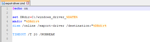 dism /online /export-driver