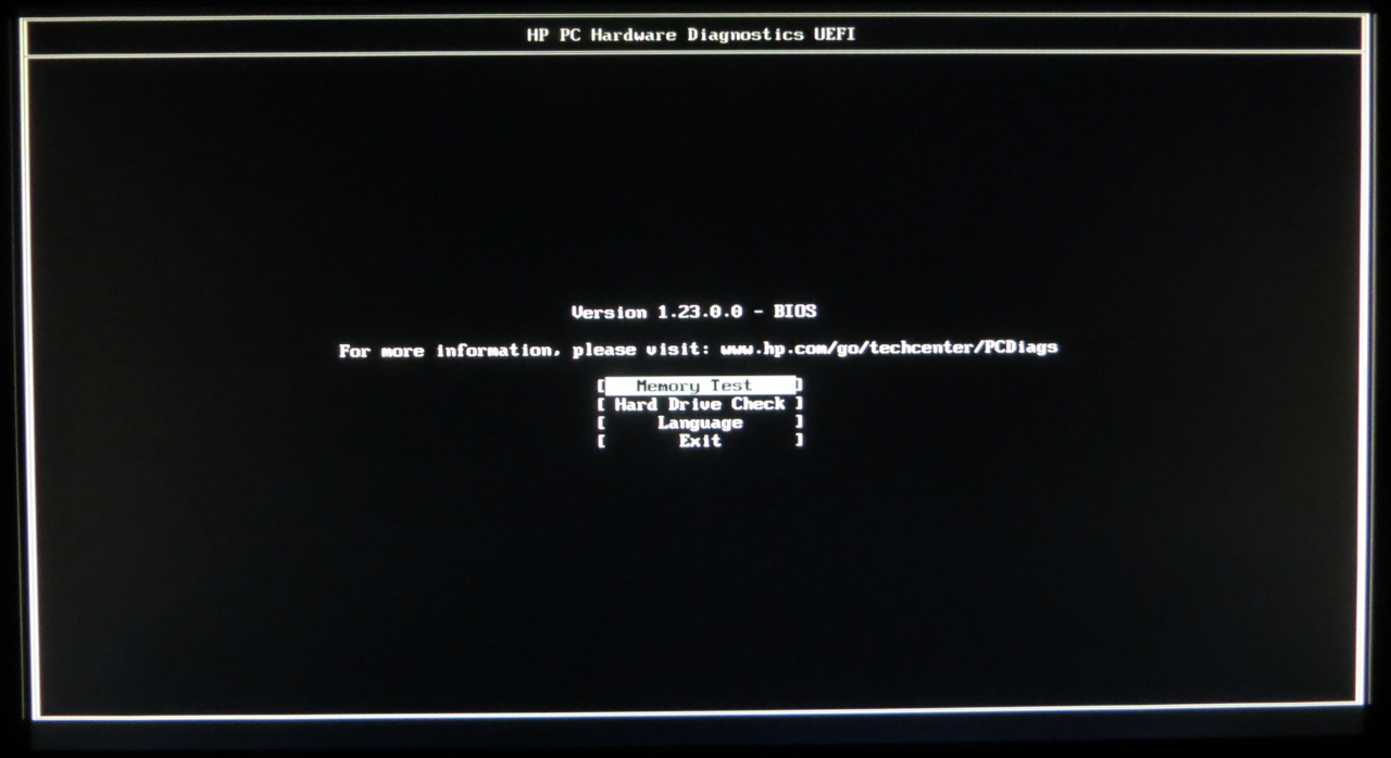 UEFI меню HP ProDesk 405 G4 Mini