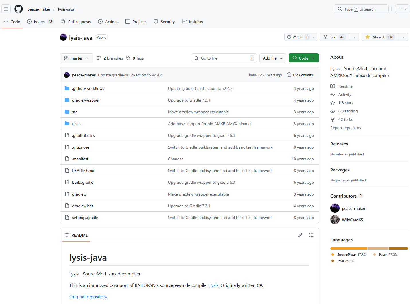 github lysis-java