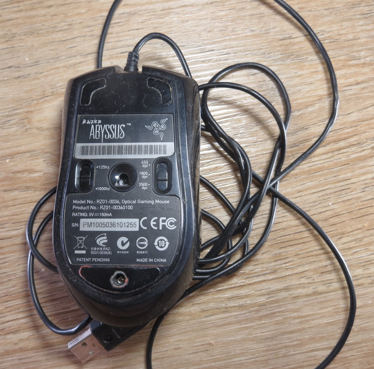Razer Abyssus rz01-0036