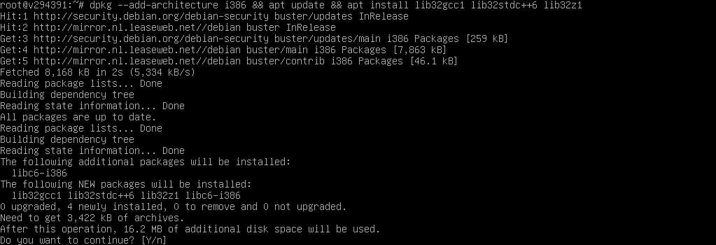 dpkg --add-architecture i386